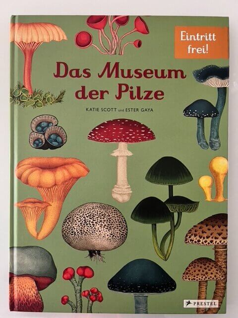 Buchcover mit Illustrationen von Pilzen